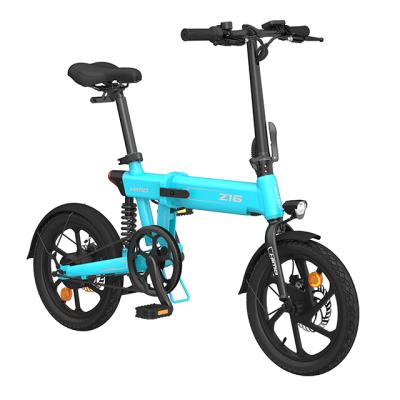 China EU standard warehouse HIMO Z16 16INCH lithium battery demountable foldable adult electric bicycle road bike for sale