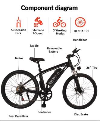 China City Standard Electric Cike Folding A26 A26 Bycicle e Bike Folding Mountain Bike Mountain Bike eBike Mountain Bike Electric for sale