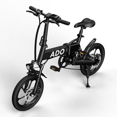 China Aluminum alloy wholesale 350W 36V 7.8AH ADO A16 folding electric bikes cycle ebike urban road moutain bike exercise bike for sale