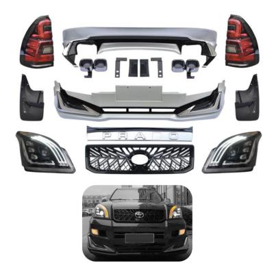 China Luxury FJ120 Upgrade To TRD Sport Style Modellista Body Kit Facelift Car Bumper Grill For Land Cruiser Prado 2003-2009 FJ120 for sale