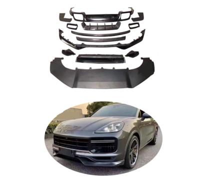 China Factory Sale Car Modification Luxury Upgrade To Techart Model Bumper For Porsche Cayenne Turbo 18-On for sale