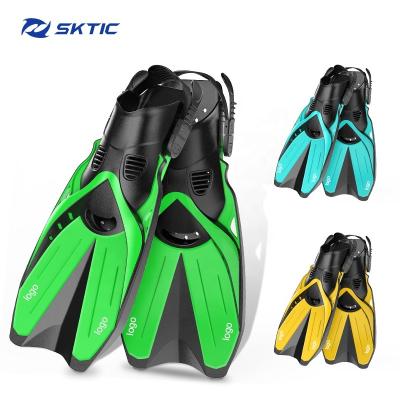 China SKTIC Durable High Quality Non-slip Long Silicone Speed ​​Diving Soft Snorkeling Fins For Men And Women for sale