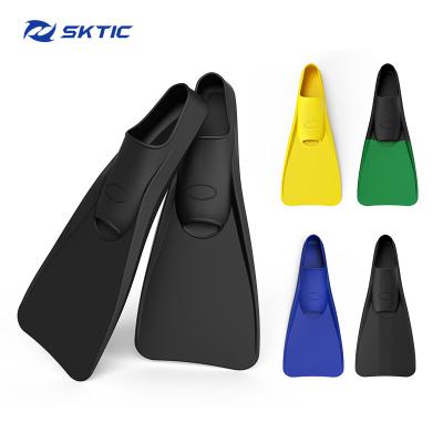 China Durable SKTIC Season Sale Swimming Fins Silicone Snorkeling Fins Full Freediving Long Fins for sale