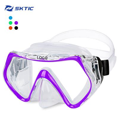 China 180 Single Lens Wide View SKTIC Diving Mask On Sale Snorkeling Swimming Mask Diving Equipment Products for sale