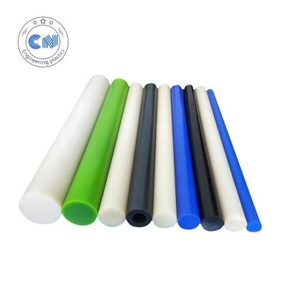 China Building industry extruder stock flexible 6/6 meter candle plastic nylon rod, pa66 round nylon bar for sale