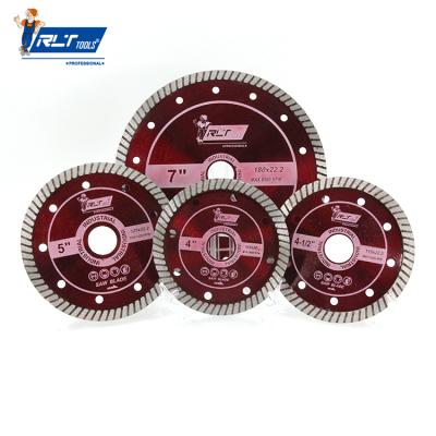 Κίνα Factory Direct Sale 4 Inch 105X20mm Wave Effect 4 Inch 105X20mm Hot Pressed Light Red Industrial Circular Concrete Cutting Diamond Saw Blade For Grinding προς πώληση