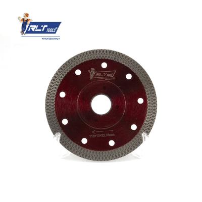 China Cutting Effect 115MM Diamond Circular Saw Blade Zero Chipping Ceramic Cutting Hot Press For Tile Cutting for sale