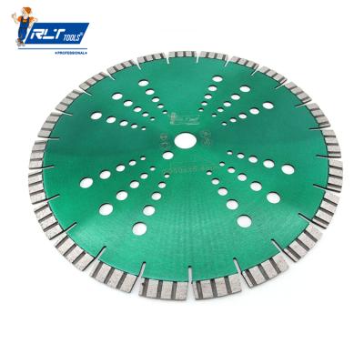 China Cutting Effect 14*15 Green Dry Wave Laser Welded Blade For Cutting Concrete Circular Saw Diamond Blades for sale