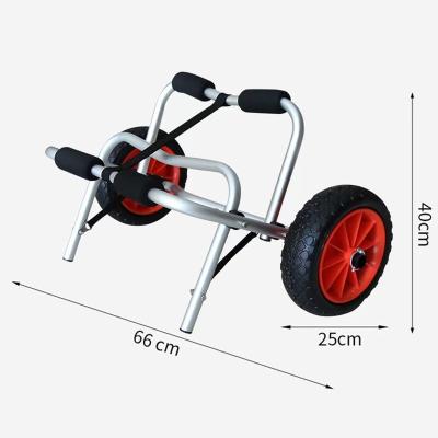 China Aluminum Foldable Men's Kayak Trolley Carrier Kayak Hand Cart Kayak Trailer for sale