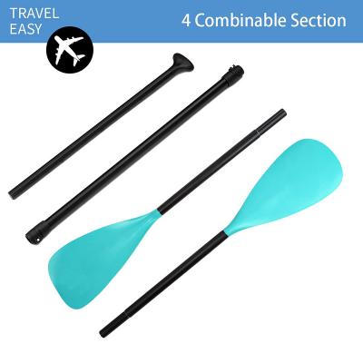 China Men Light 4 Piece Style Aluminum SIP Kayak Paddle Boards Customization Double Sided Blades for sale