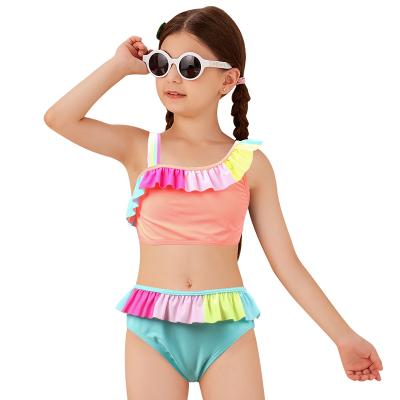 China Julysand Girls Rashguard Swimsuit Designer Breathable Kids Cover Up Dress Beach Wear for sale