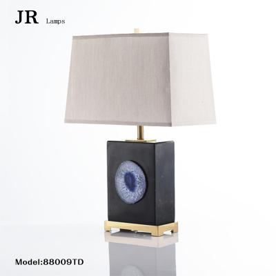 China Lighting Works Hot Sales High Quality White Marble Table Lamps for sale