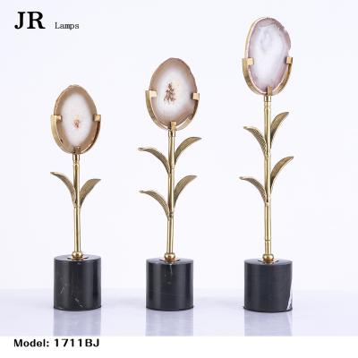 China Durable Three Sets Of Handmade Decoration Agate And Marble Base Home Decor 1711BJ for sale