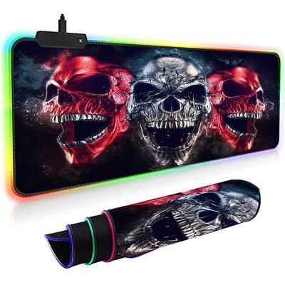 China RGB Mousepad Design Best Selling Custom Large XXL Extended Led Anime RGB Gamer Gaming Mouse Pad Customizable Mauspad Mouse Pad for sale