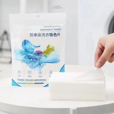 China Mix And Wash With Peace Natural Laundry Detergent Sheets With Anti Colour Crossing Household Colour Absorber Sheets for sale