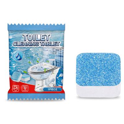 China Cuarto de baño Bloque de burbujas sólidas azul Tabletas de limpieza de cuencos de inodoro personalizadas en venta