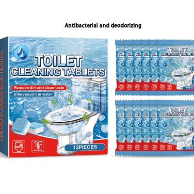 Chine OEM Tablettes de nettoyage automatique de bassin de toilette Bulle bleue Bloc de bord de toilette dans le réservoir à vendre