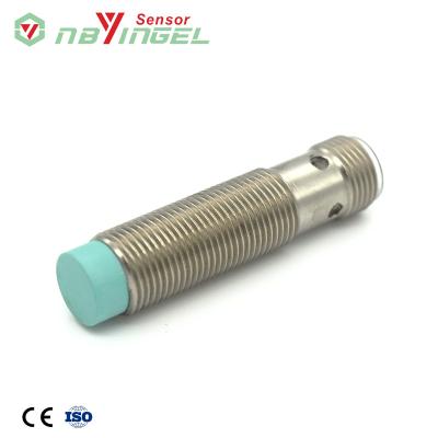 China Position Sensor CE Yingke DC M12 NPN PNP Connector NO NC Short Body Inductive Proximity Sensor for sale