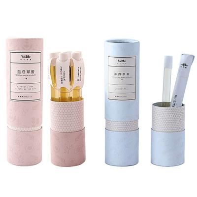 China Custom Cosmetic Container Environmental Protection Perfume Bottle Packaging Biodegradable Cylinder Recyclable for sale