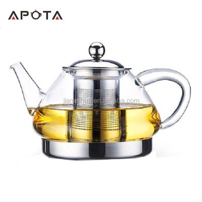 China Viable Electromagnetic Glass Teapot for sale