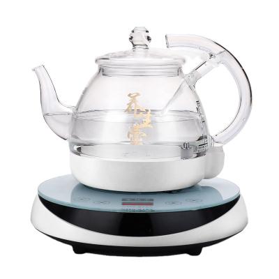 China Sustainable Automatic Glass Teapot 1000ML Induction Cooker Water-adding Teapot for sale