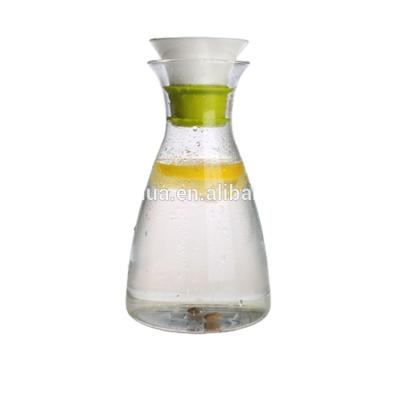 China Viable Wholesale Cheap Big Round Glass Water Jug With Lid Borosilicate Hot Water Jug for sale