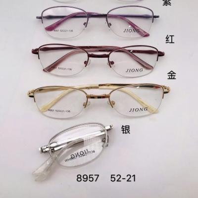 China Wear 2021 New Style Best Quality Fold Glasses Than Metal Frames 8957 for sale