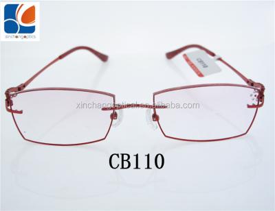 China Wear 2017 Color Edge Eyewear Rimless Frame Optical Glasses CB110 for sale