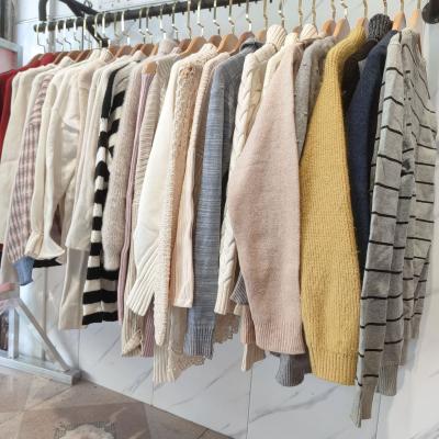 China High Grade Second Hand Clothes Export Original Second Hand Clothes UK Wholesale Used Cashmere Sweaters for sale