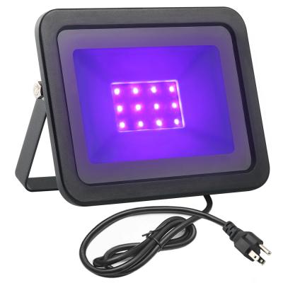 China FAMURS 12W LED Flood Light 12W LED Black Light UV Black Flood Light Waterproof IP66, For Blacklight Party, Stage Lighting for sale