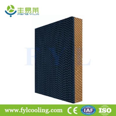 China FYL Black cooling pad/ evaporative cooling pad/ wet pad for sale