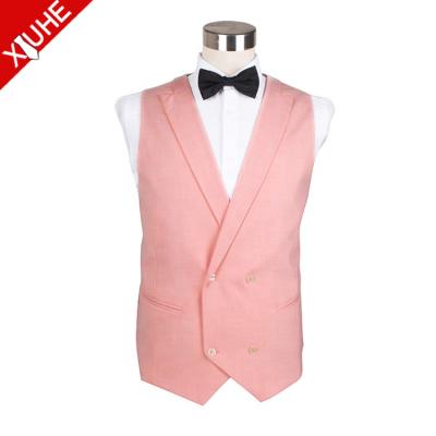 China Wholesale Men's Collection Anti-wrinkle Casual Vest Solid Color Custom Wedding Vest With Pockets Cotton Waistcoat for sale