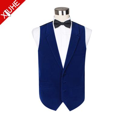 China New Arrival Men's Plus Size Colorful Shiny Soft Vest Super Quality Polyester Velvet Vests for sale