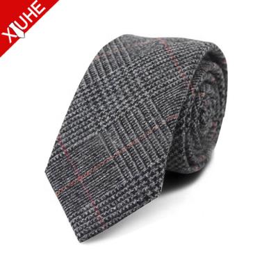 China Custom Stripe Winter Wool Business Tie Gentleman Style Necktie For Men Design for sale