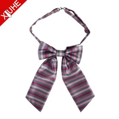 China Cosplay Women's Purple Striped New Products Anime Neck Tie Butterfly Bow Ties For Girls for sale