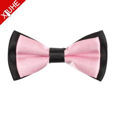 China Wholesale Pretty Polyester Pink Bow Ties From Shengzhou Simple Manufacturer for sale