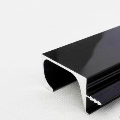 China Modern Lean T-slot 10mm Pipe Black Anodized Aluminum Profiles for sale