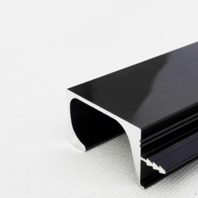 China Modern 4 inch industrial tubing around black anodized aluminum profiles for sale