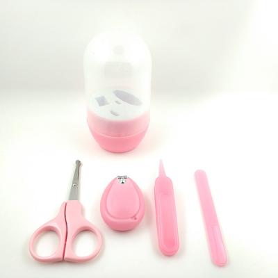 China Hot Selling Stainless Steel+PP Professional Lower Price Baby Stainless Steel Safety Manicure Kit Set for sale