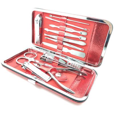 China High Quality Cheap Stainless Steel Travel 12pcs Tool Kit Pedicure And Professional Manicure Set for sale