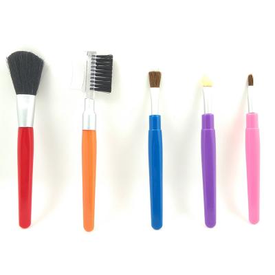 China Wholesale Professional Quality Fan Brush China Suppliers 2021 5 Pieces Mini Makeup Brushes for sale