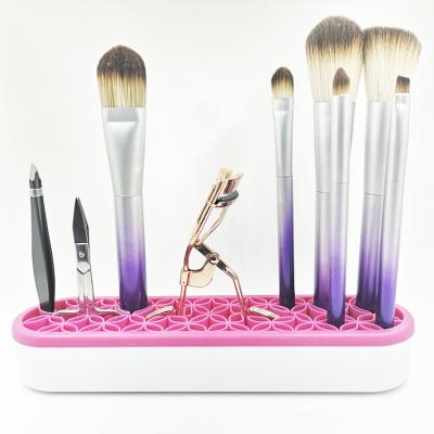 China For Hot Sale Makeup Brush Storage Silicone Makeup Brush Holder Stand Makeup Brush Holder Makeup Brush Holder for sale