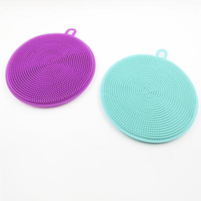 China Viable Cheap Silicone Cleaning Brushes Wash Brush Tool Cleaner Dish Cleaning Brush for sale