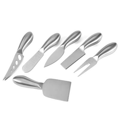 China Viable Hot Selling Complete Amazon Stainless Steel Cheese Knives With Mini Cheese Shaver Butter Knife And Fork for sale