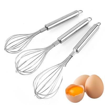 China Viable Stainless Steel Kitchen Beaters Balloon Wire Beater For Beating Egg Mixing Beating Stirring for sale