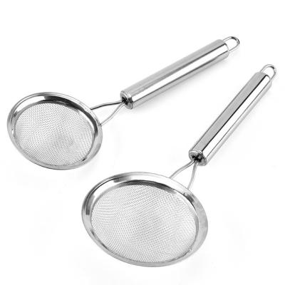 China Viable Fine Stainless Steel Strainer Mesh Strainers Wire Sieve Baking Flour Sifter for Kitchen Tools Instruments for sale