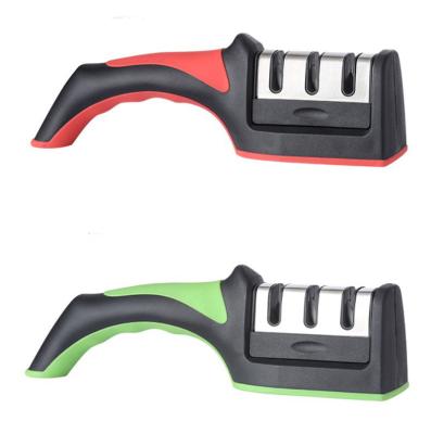 China New Viable Improved Model 4-in-1 Knife Sharpener Aids Repair To Restore Polish Blades For Sharpens Scissors And Kitchen Knives for sale