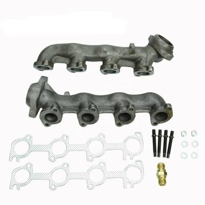 China HIGH QUALITY iron EXHAUST MANIFOLD SET NEW 2 DRIVER AND PASSENGER SIDE FOR F150 F250 TRUCK MATCH for sale