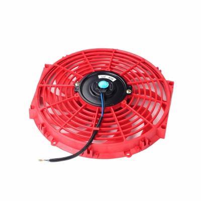 China 12 Inch Universal Slim Fan Push Pull Electric Heater Cooling 12V Mount Kit OEM Standard for sale