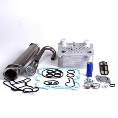 China Ford 6.0L F-250 F-350 Fit For Ford 6.0L F-250 F-350 Turbo Diesel EGR Delete Kit And Engine Oil Cooler Kit for sale